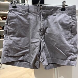 Men’s J Crew gray shorts waist 28”, inseam 5”